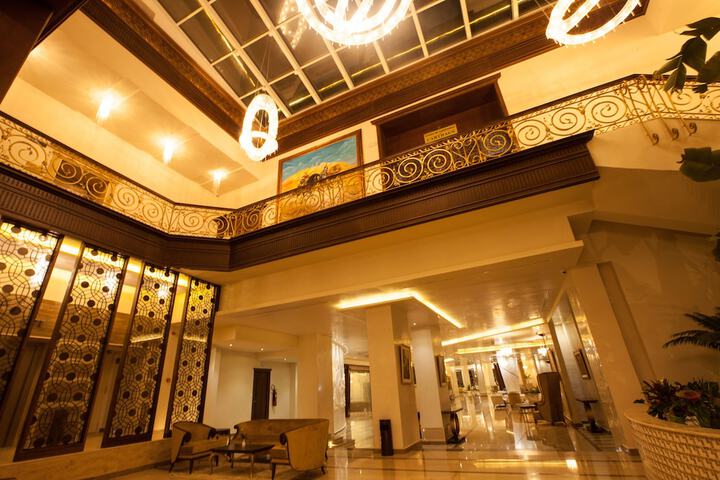 Interior entrance