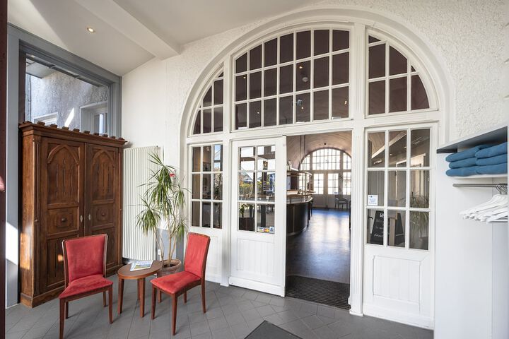 Interior entrance