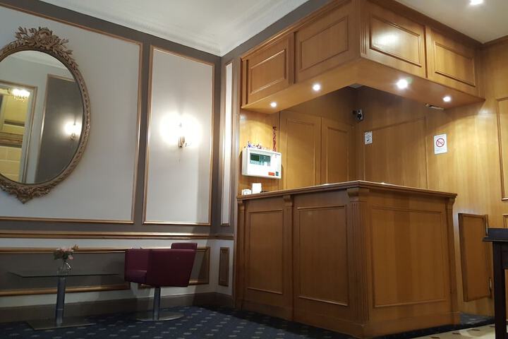 Interior entrance