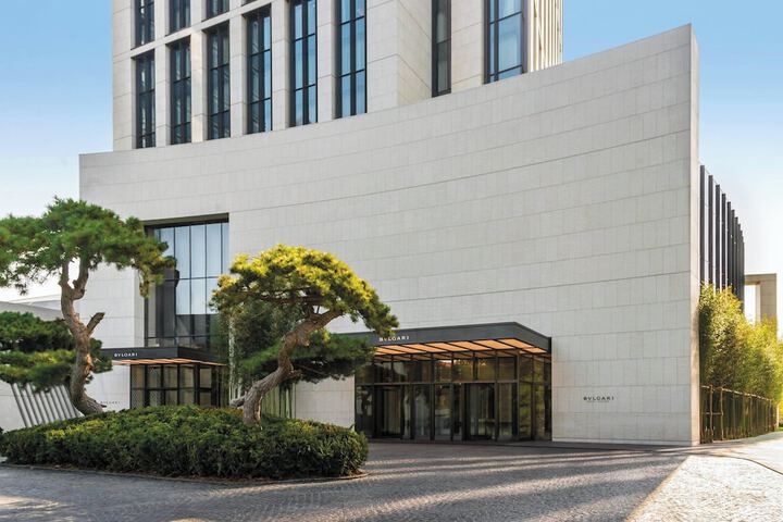 Exterior of Bvlgari Hotel Beijing