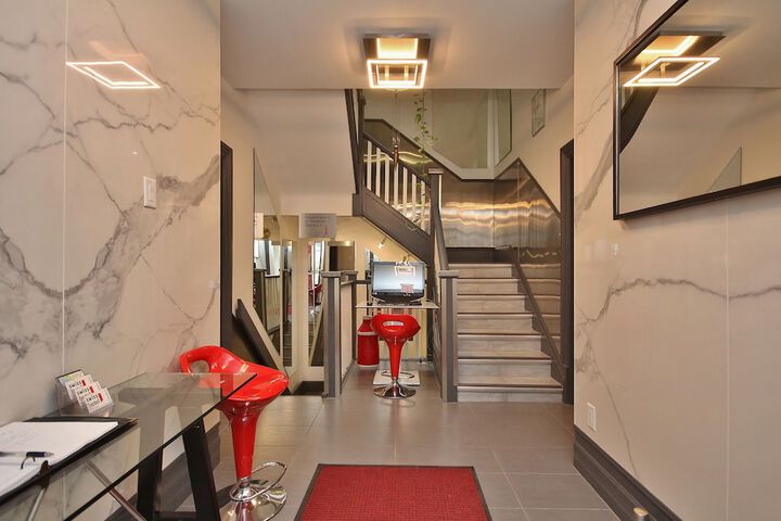 Interior entrance