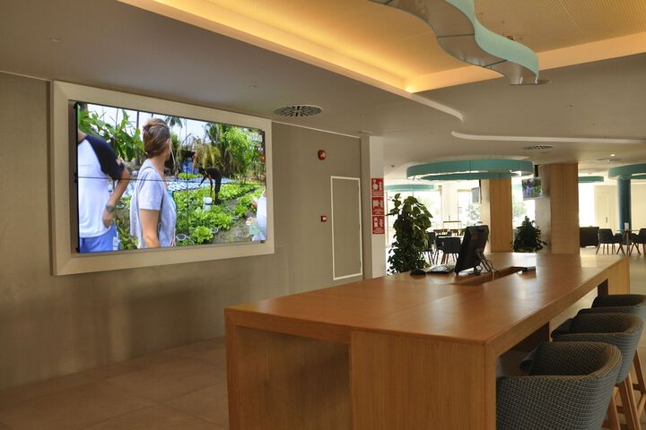 Interior entrance