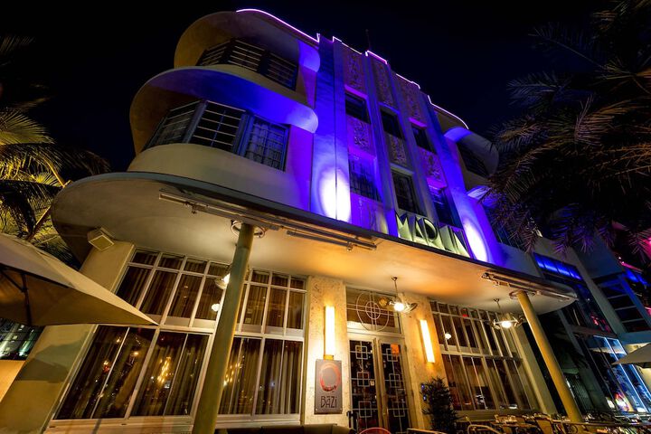 Front of property - evening/night