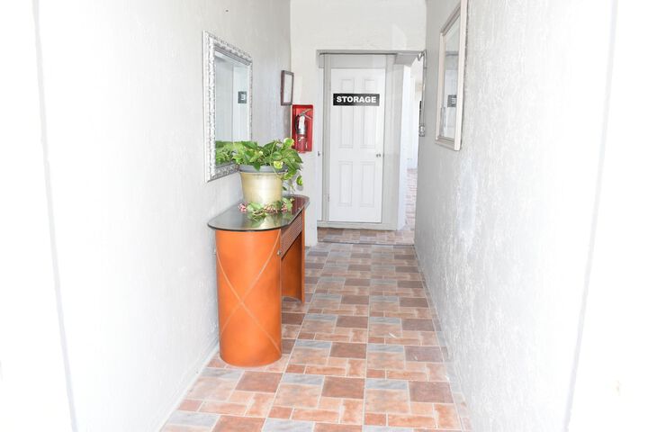 Interior entrance