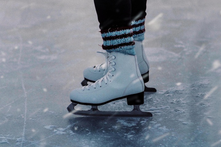 Ice skating