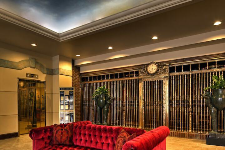 Lobby sitting area