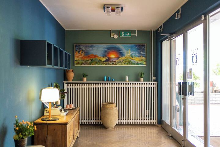 Interior entrance
