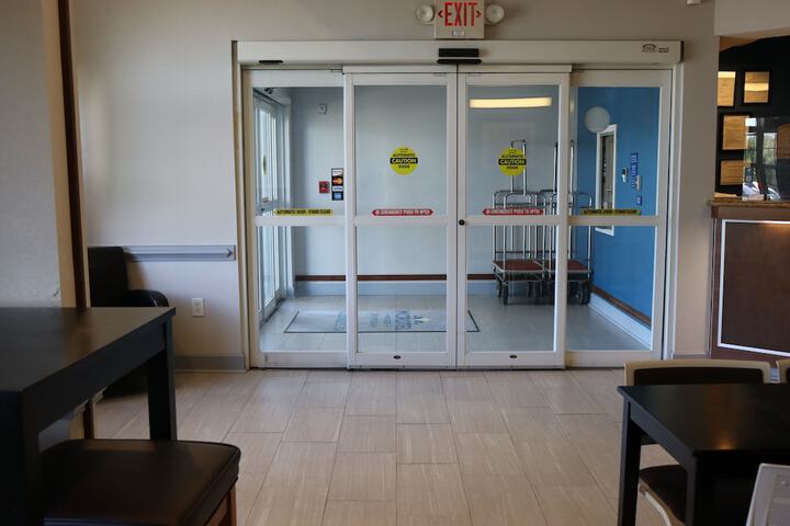 Interior entrance