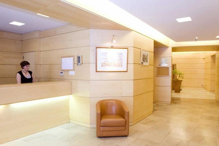 Interior entrance