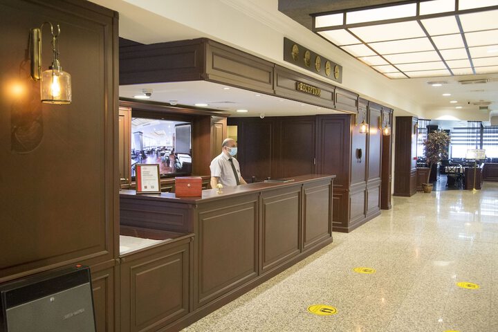 Interior entrance