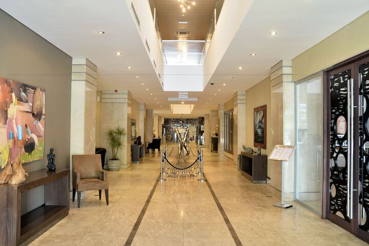 Interior entrance