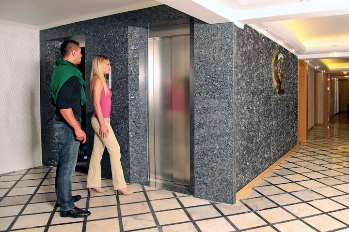 Interior entrance
