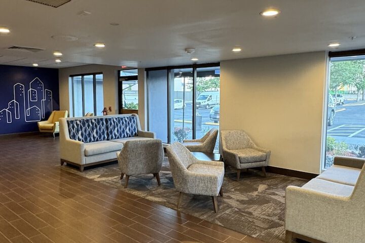 Lobby sitting area