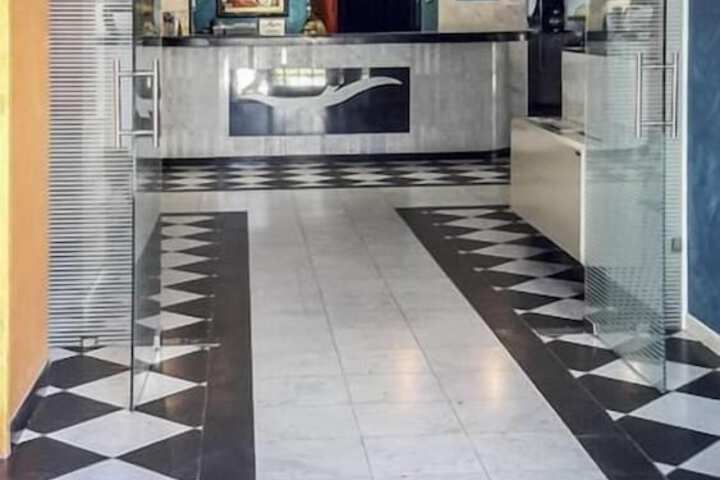 Interior entrance