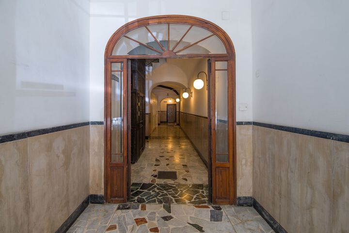 Interior entrance
