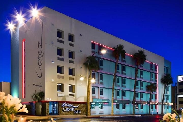 Exterior of Cabana Suites at El Cortez