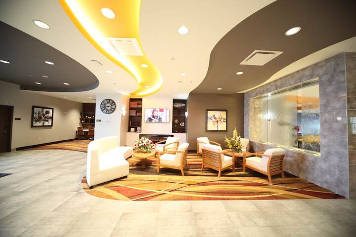 Interior entrance