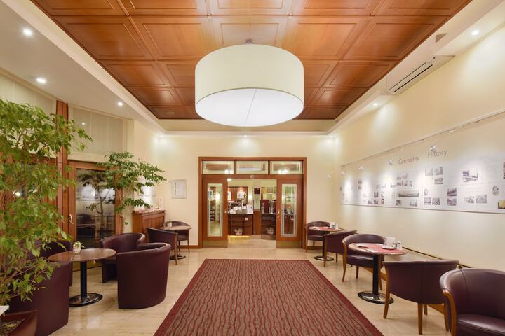 Interior entrance