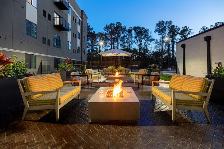 Front of property - evening/night