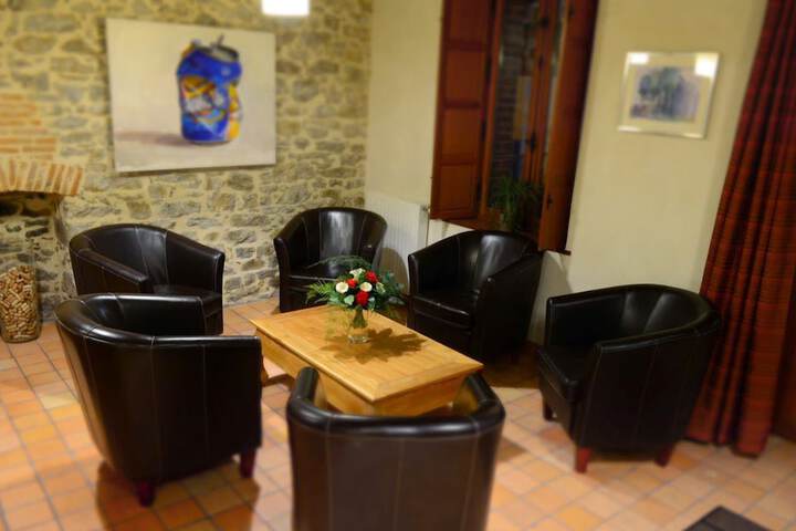 Lobby sitting area