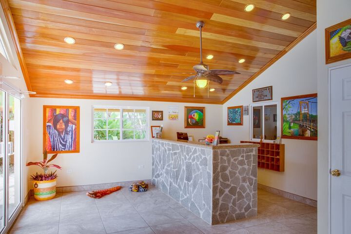 Interior entrance