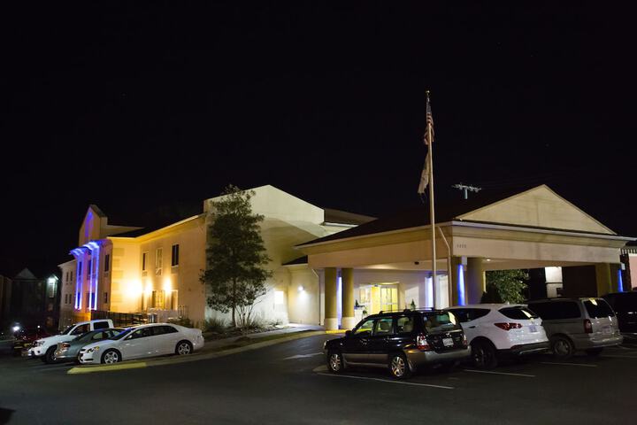 Front of property - evening/night