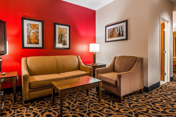 1 King Bed Mobility Accessible Roll in Shower Sofa Bed Mini Suite Full Breakfast (1 of 5)