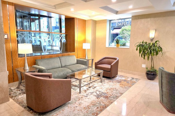 Lobby sitting area
