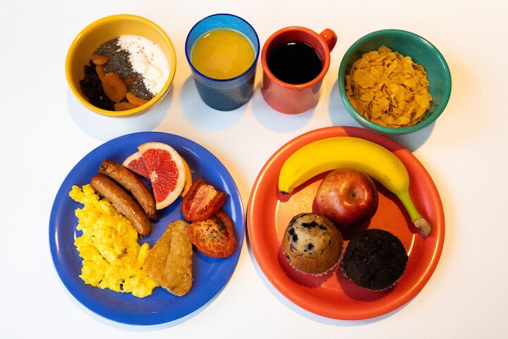Breakfast buffet