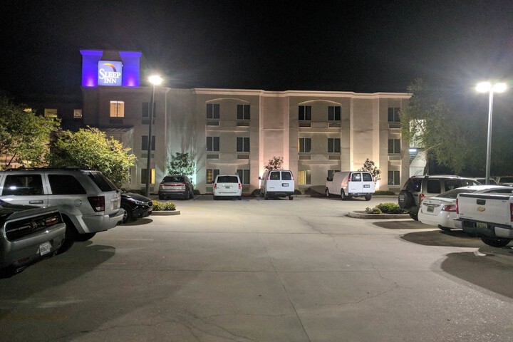 Front of property - evening/night