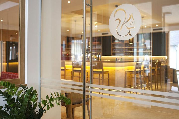 Interior entrance