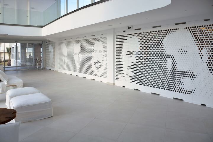 Interior entrance