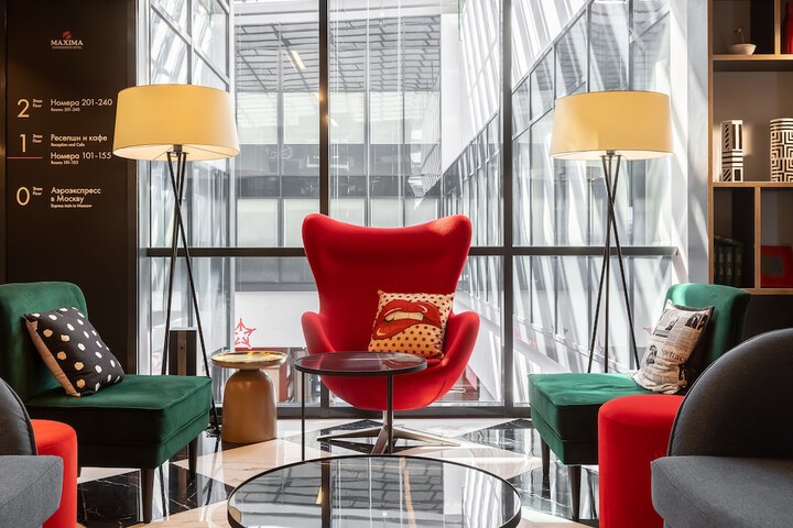 Lobby sitting area