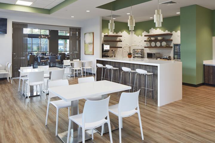 Breakfast area