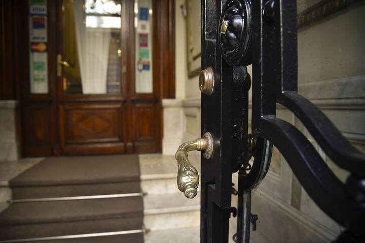 Interior entrance
