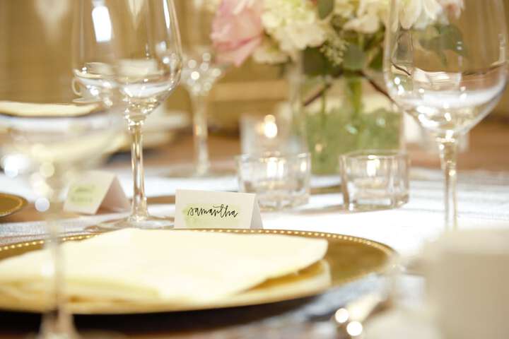 Indoor wedding