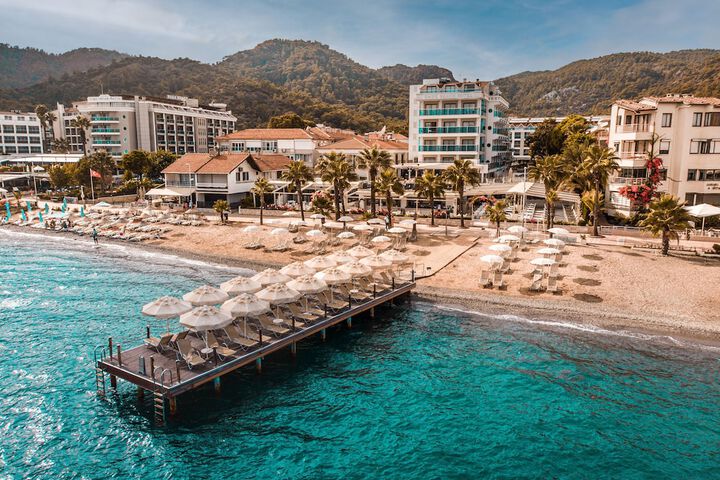 Exterior of Emre Beach & Emre Hotel