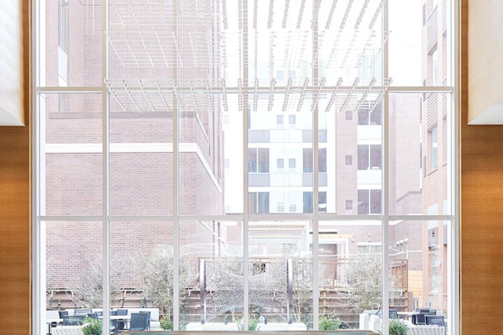Interior entrance