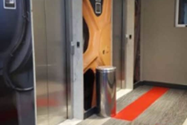Interior entrance