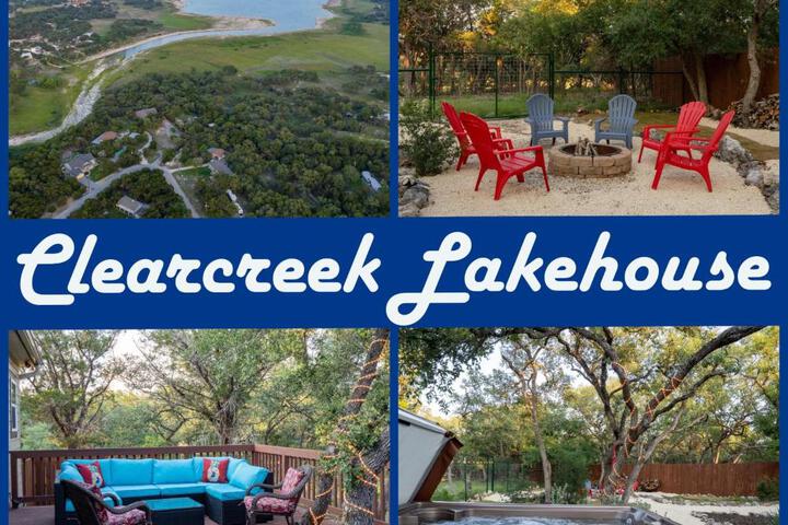 3-night dis count Secluded Retreat HotTub FirePit in Canyon Lake, TX