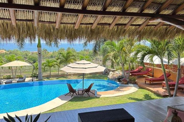 Espectacular Troncones Estate with 360 degree Views - 5 minute walk from the main surf break