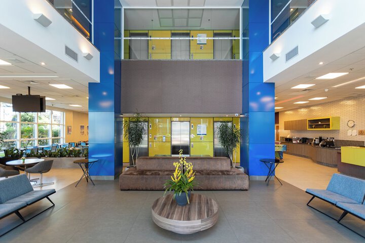 Interior entrance