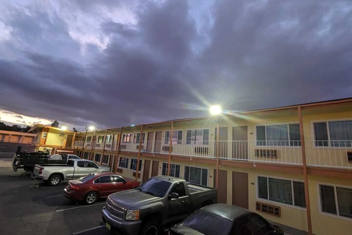 Front of property - evening/night