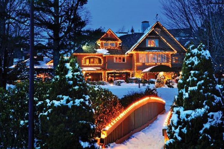 Front of property - evening/night