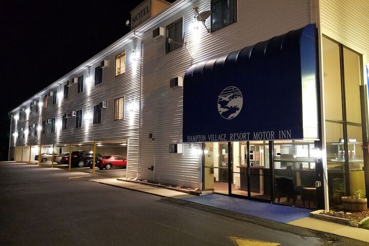 Front of property - evening/night