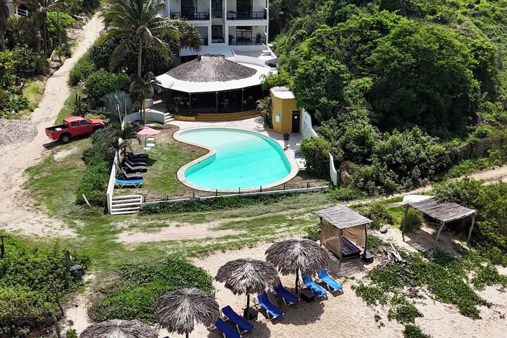 Exterior of Manta Raya Hotel
