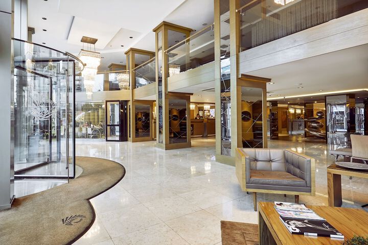 Interior entrance