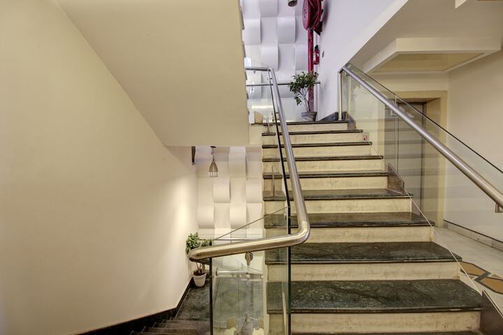 Interior entrance