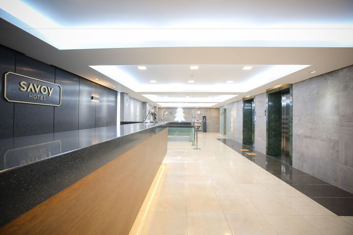 Interior entrance