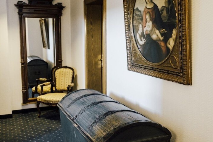 Interior entrance